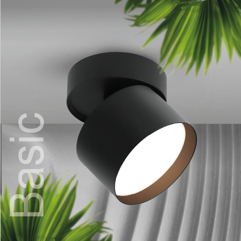 Светильник WOLTA WSL-GX53/02BL под лампу GX53 Черный BASIC