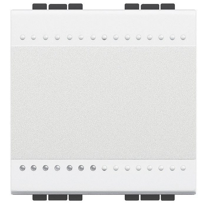 Выключатель одноклавишный перекрестный BTicino LIVING LIGHT с возможностью подсветки, белый, N4004M2N