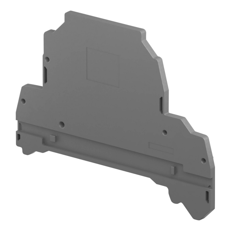 Изолятор торц., ES4-D2-SF1, для 2-х уровневых клемм ZS4-D2-SF1.., с держателем предохранителя