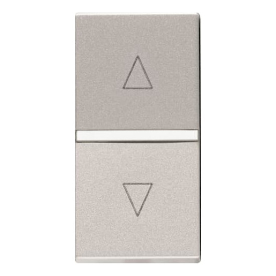 Выключатель для жалюзи ABB ZENIT, серебристый, 2CLA214400N1301